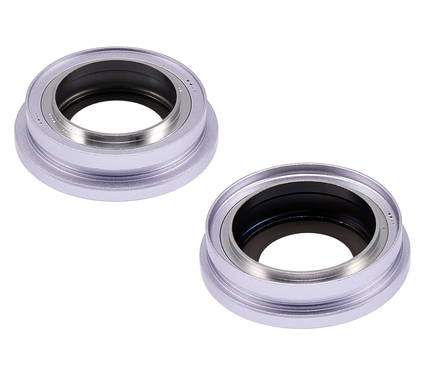 Back Camera Lens With Bracket & Bezel For iPhone 14 / 14 Plus (2 Piece Set) (Premium) (Purple)