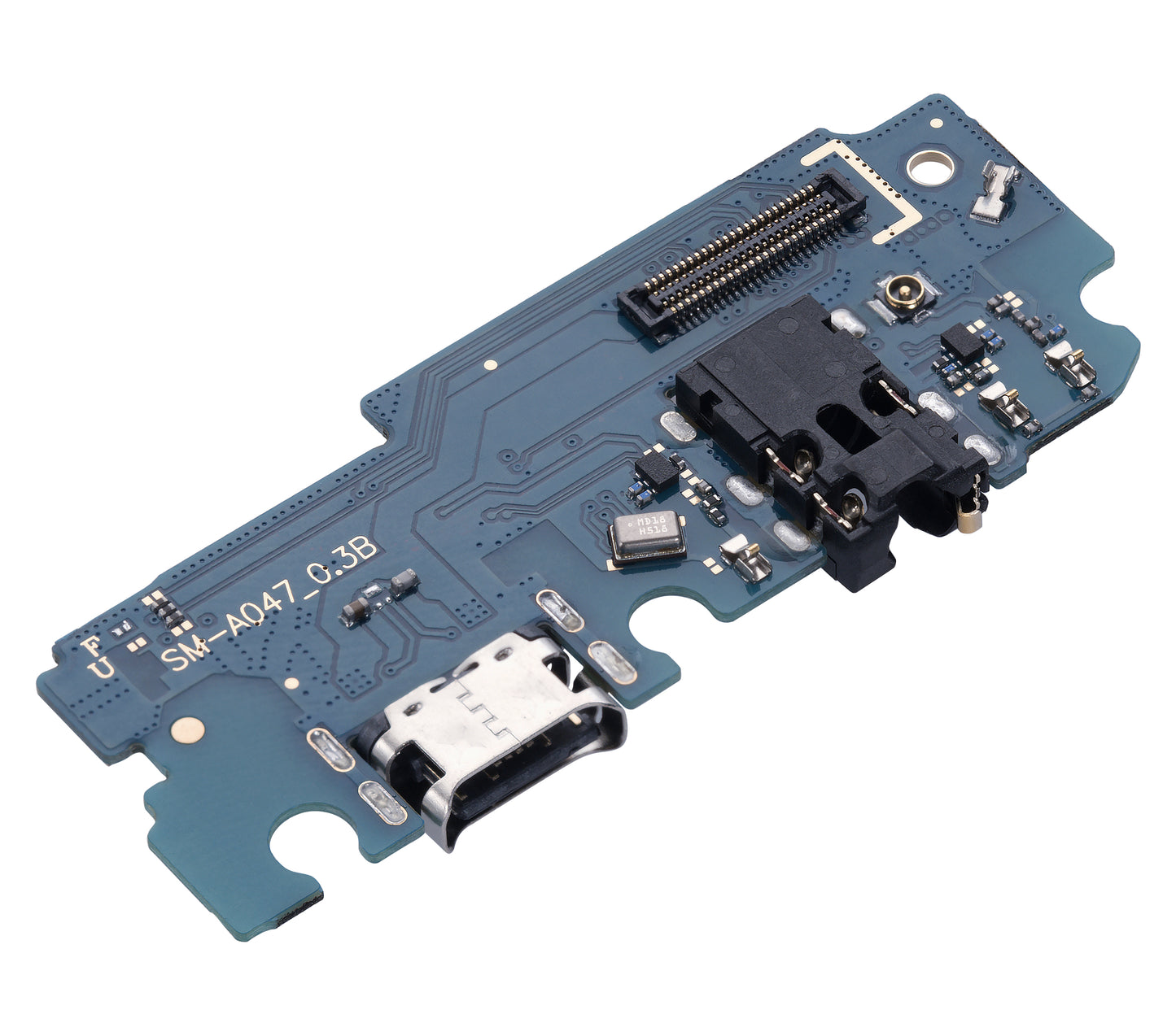 Charging Port Board With Headphone Jack For Samsung Galaxy A04S (A047 / 2022) (Aftermarket Plus) replacement part product image 5 - SKU 107082129722