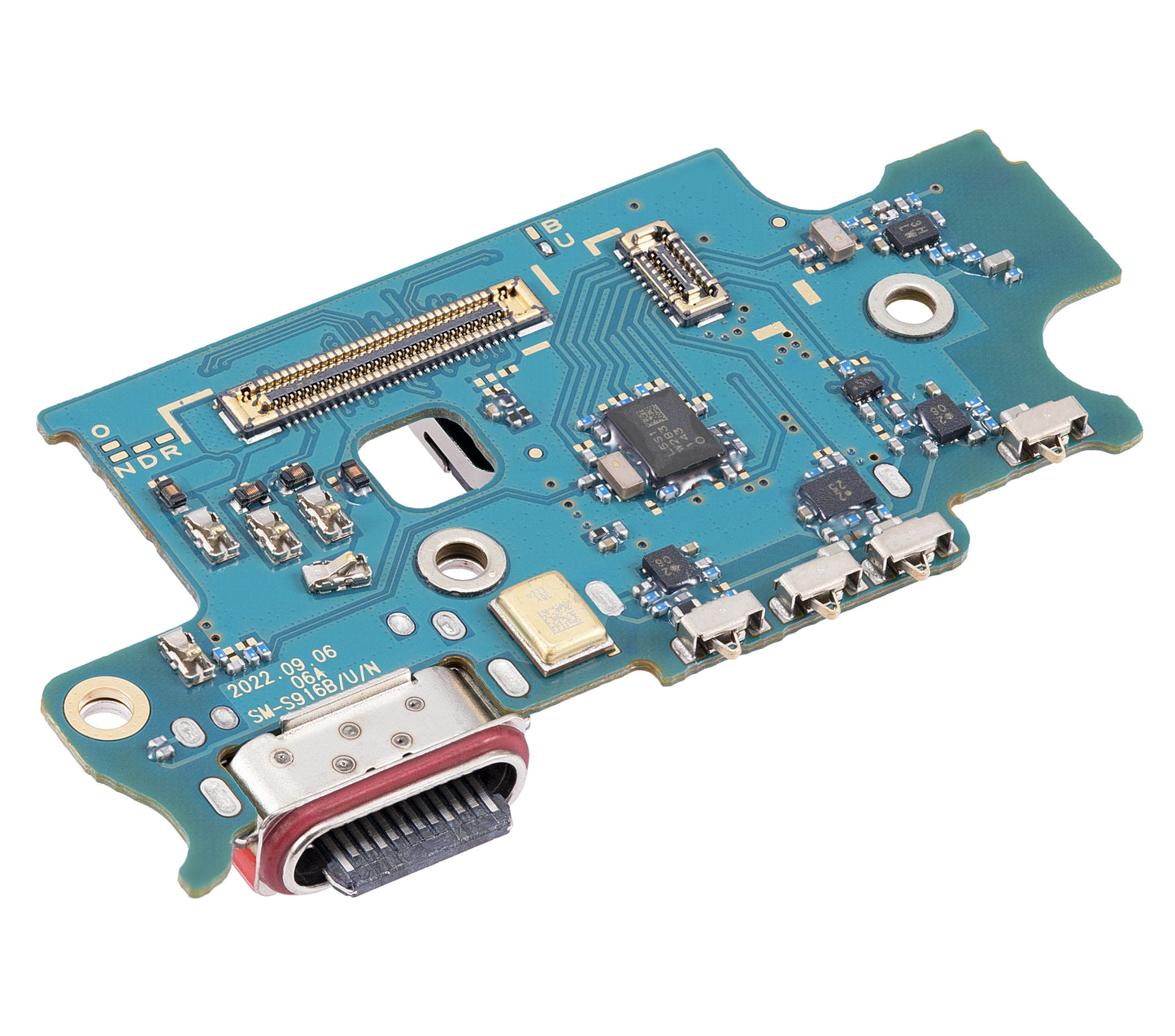 Charging Port Board With Sim Card Reader For Samsung Galaxy S23 Plus 5G (S916U) (US Version) (Premium)
