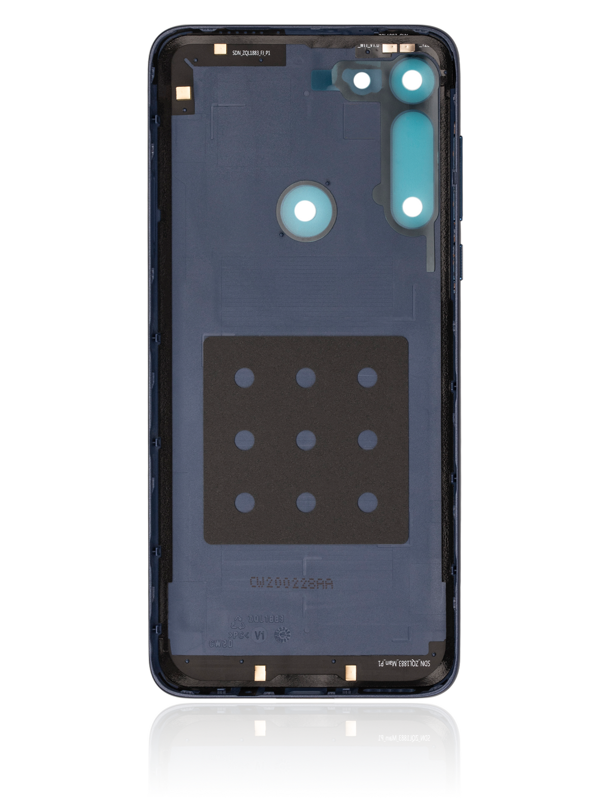 Back cover Glass For Motorola Moto G8 (XT2045-1 / 2020) / G Fast (XT2045-3 / 2020) (Neon Blue) | compatible mobile phone replacement part | SKU 107085003915 | product image 8