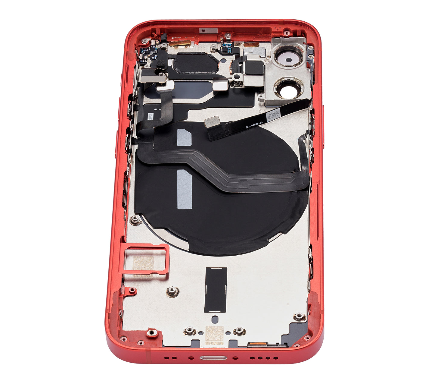 Back Housing W/ Small Parts For iPhone 12 Mini (US Version) (Aftermarket Plus) (Red)