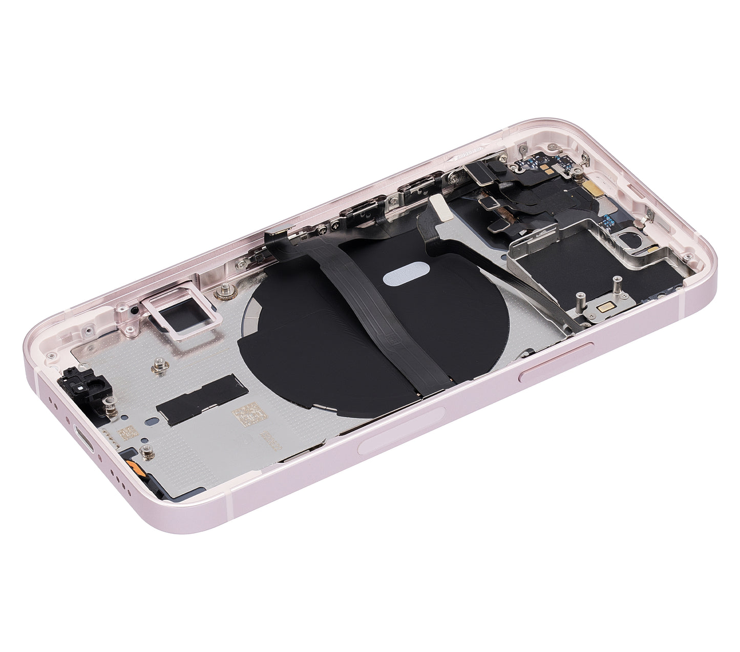 Back Housing W/ Small Parts For iPhone 13 Mini (US Version) (Aftermarket Plus) (Pink)
