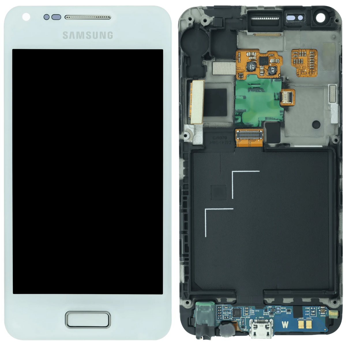 OLED Assembly With Frame For Samsung Galaxy S Advance GT-i9070 (Service Pack) (White) - replacement part SKU 107182200094 product image 6