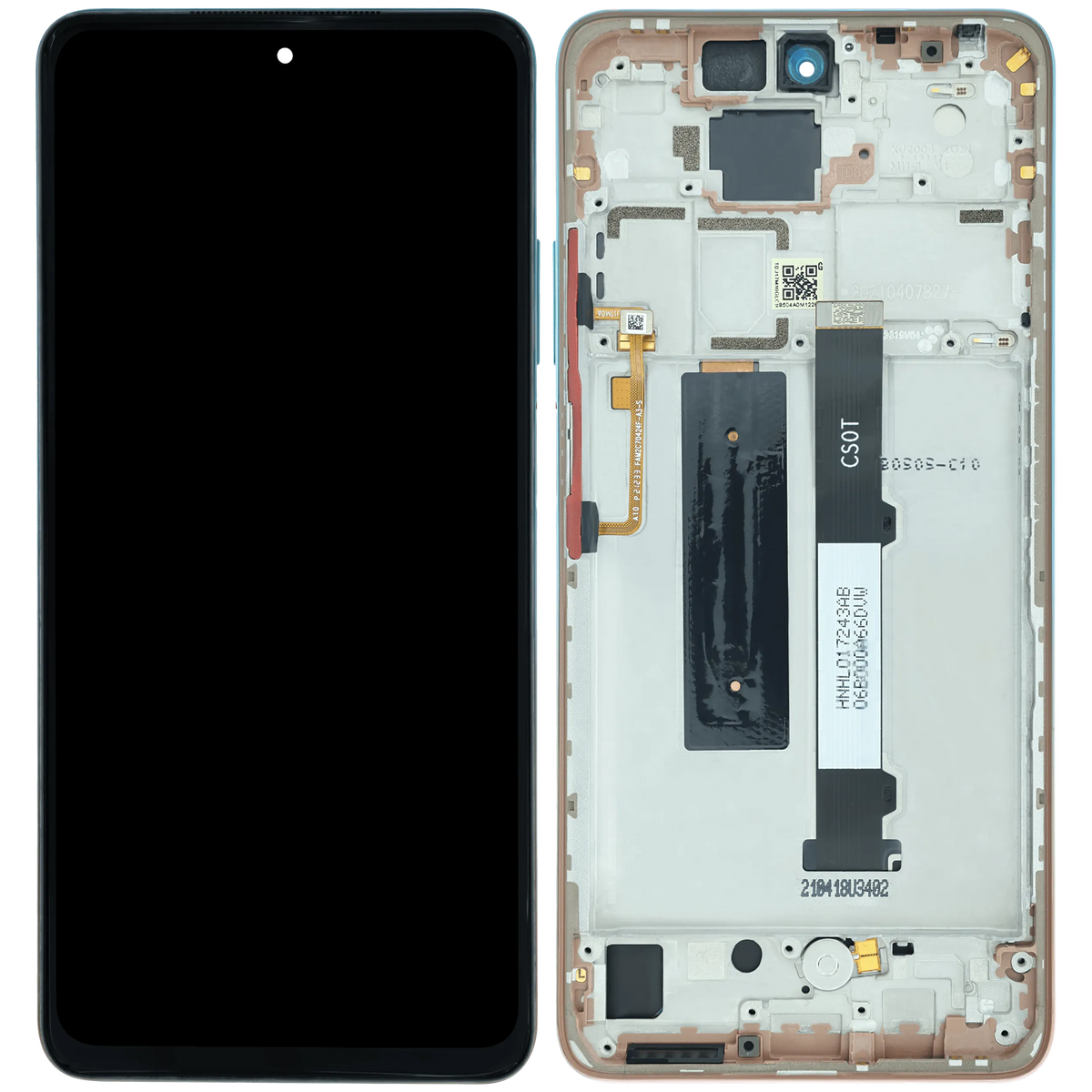 LCD Assembly With Frame For Xiaomi Mi 10T Lite 5G (Genuine) (Rose Gold) - device repair spare component image SKU 107182200674 - image 6