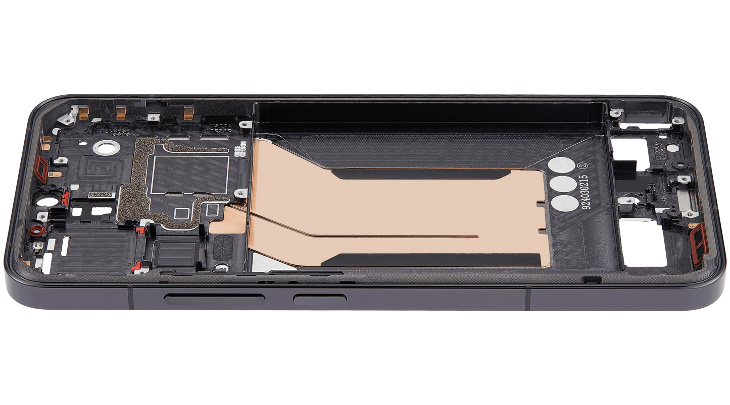 Mid-Frame Housing For Xiaomi 14 (Black) – replacement part secondary product view – Phone Housing Replacement for phone repair