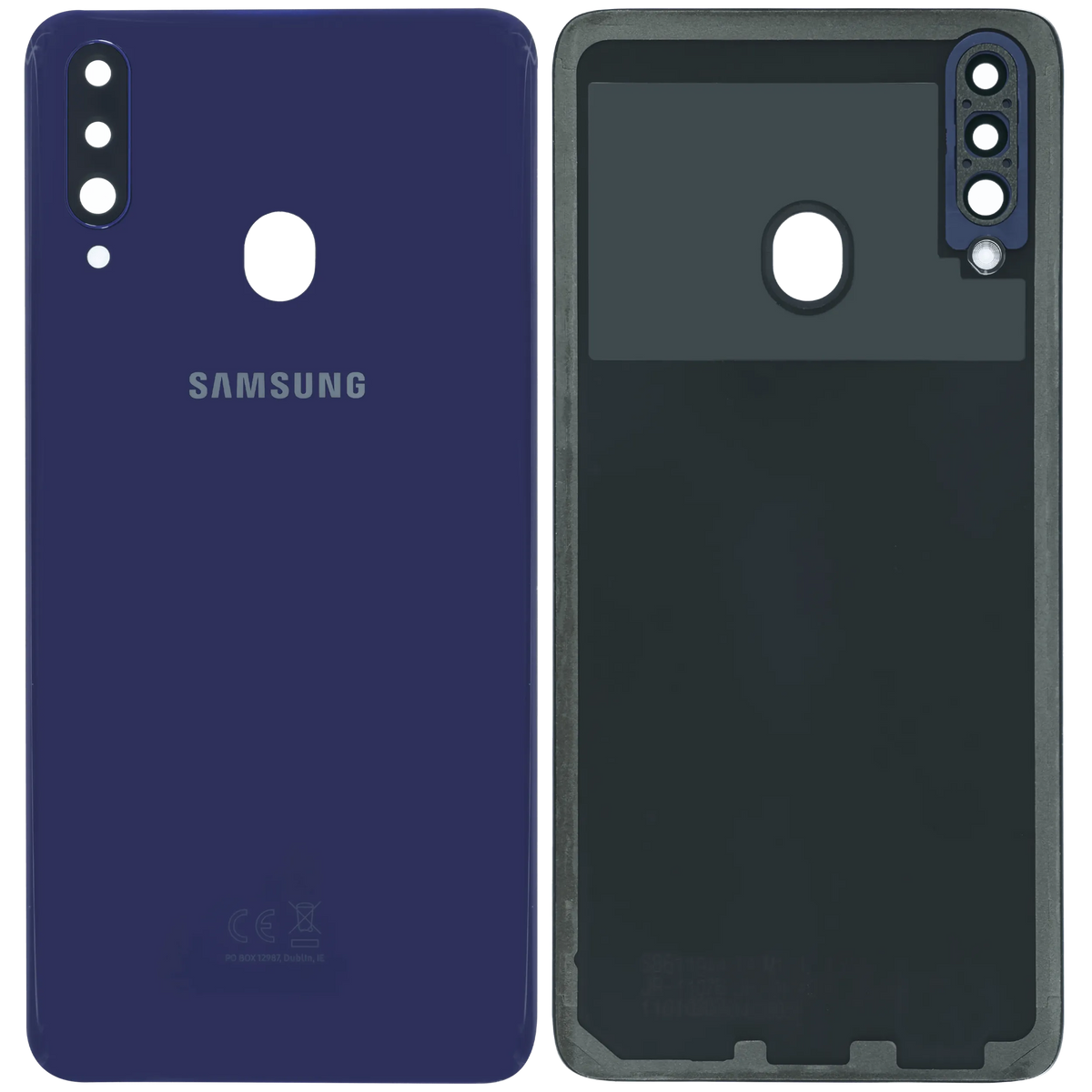 Back Cover For Samsung Galaxy A20s (A207 / 2019) (Service Pack) (Blue) - product image 6