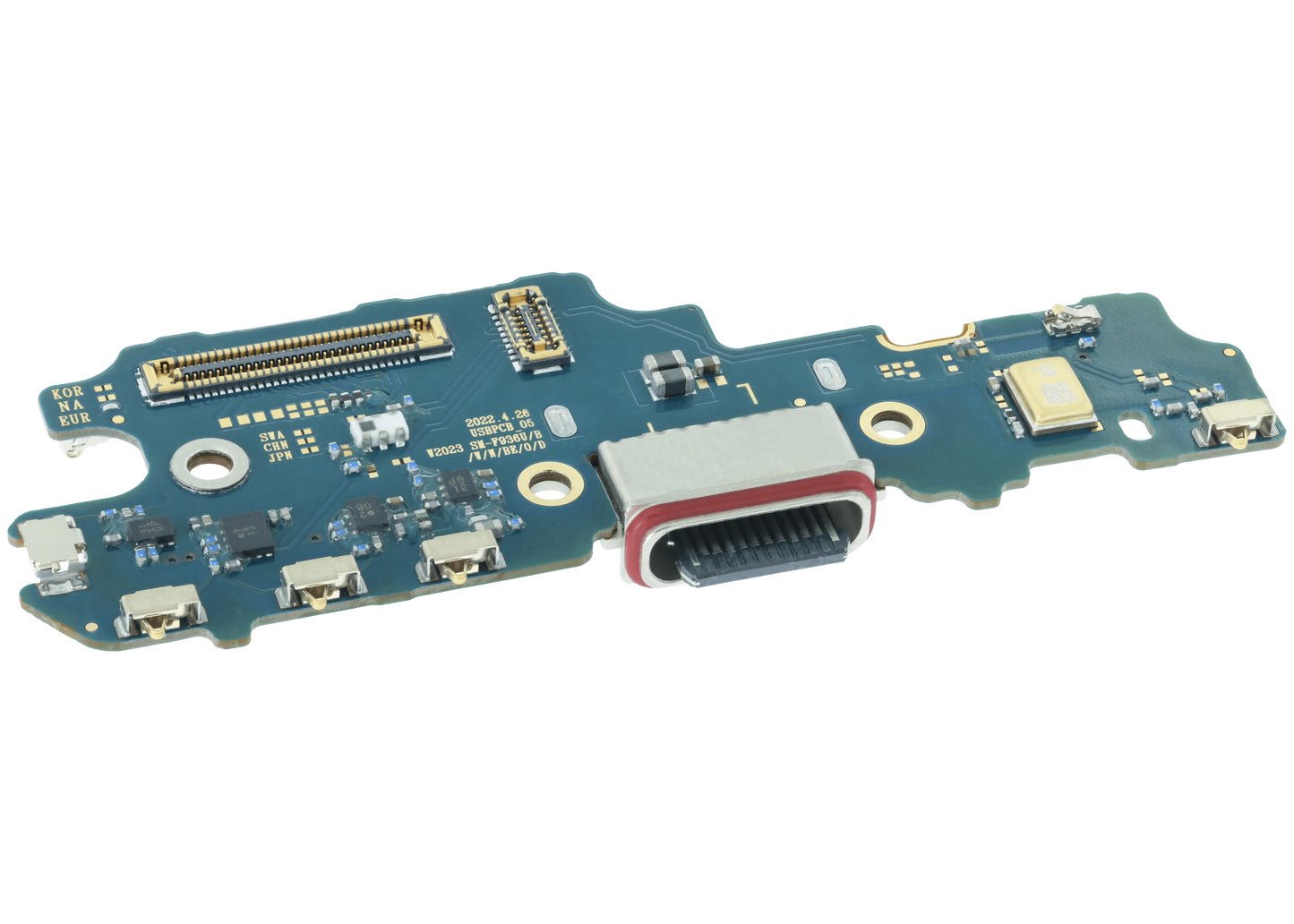 Replacement Charging Port Board for Samsung Galaxy Z Fold 4 5G (Service Pack) front view