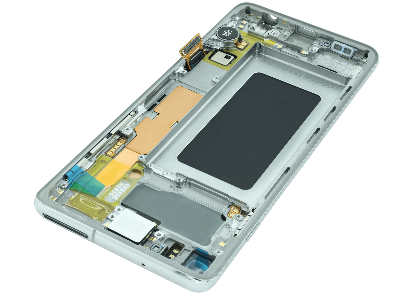 OLED Assembly With Frame for Samsung Galaxy S10 (Service Pack) (Prism Silver)