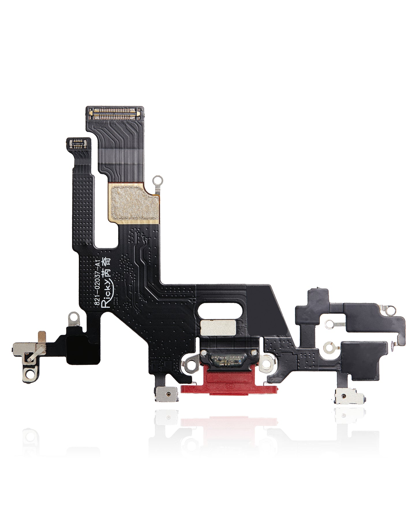 Charging Port Flex Cable For iPhone 11 (Aftermarket Plus) (Red)