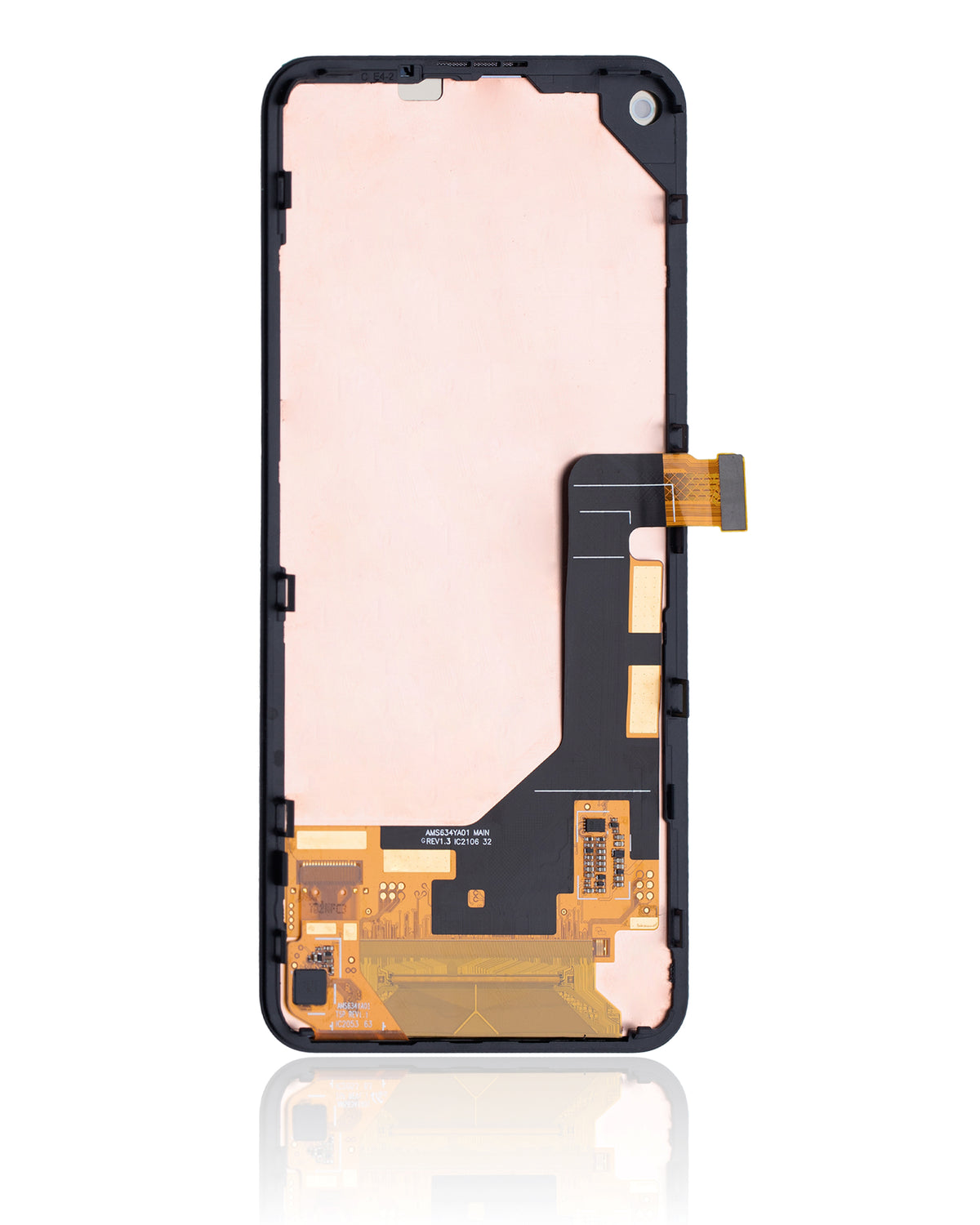 OLED Assembly With Frame For Google Pixel 5A 5G (Refurbished) (Black) - phone repair component product image