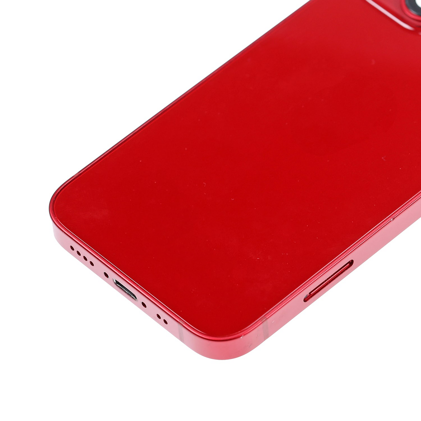 Back Housing W/ Small Parts For iPhone 13 Mini (EU / Global Version) (Used OEM Pull: Grade B) (Red)