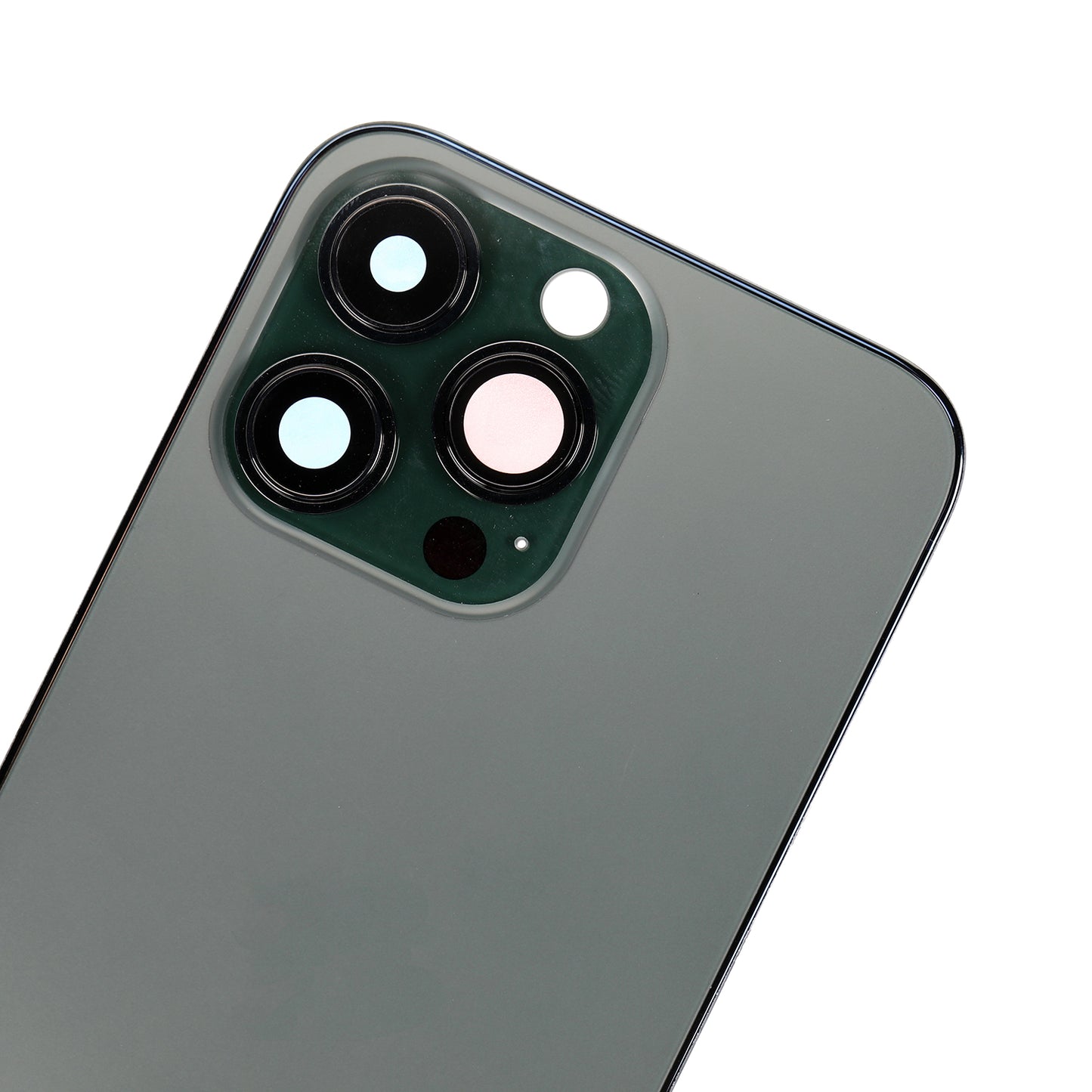 Back Housing W/ Small Parts For iPhone 13 Pro (US Version) (Used OEM Pull: Grade A) (Alpine Green)