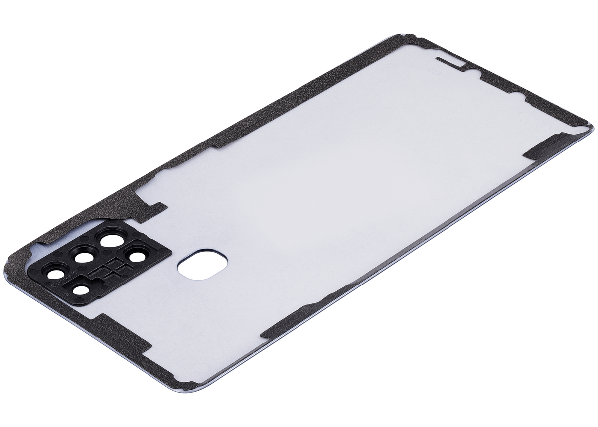 Back Cover Glass With Camera Lens For Samsung Galaxy A21s (A217 / 2020) (Aftermarket Plus) (White) - product image 7