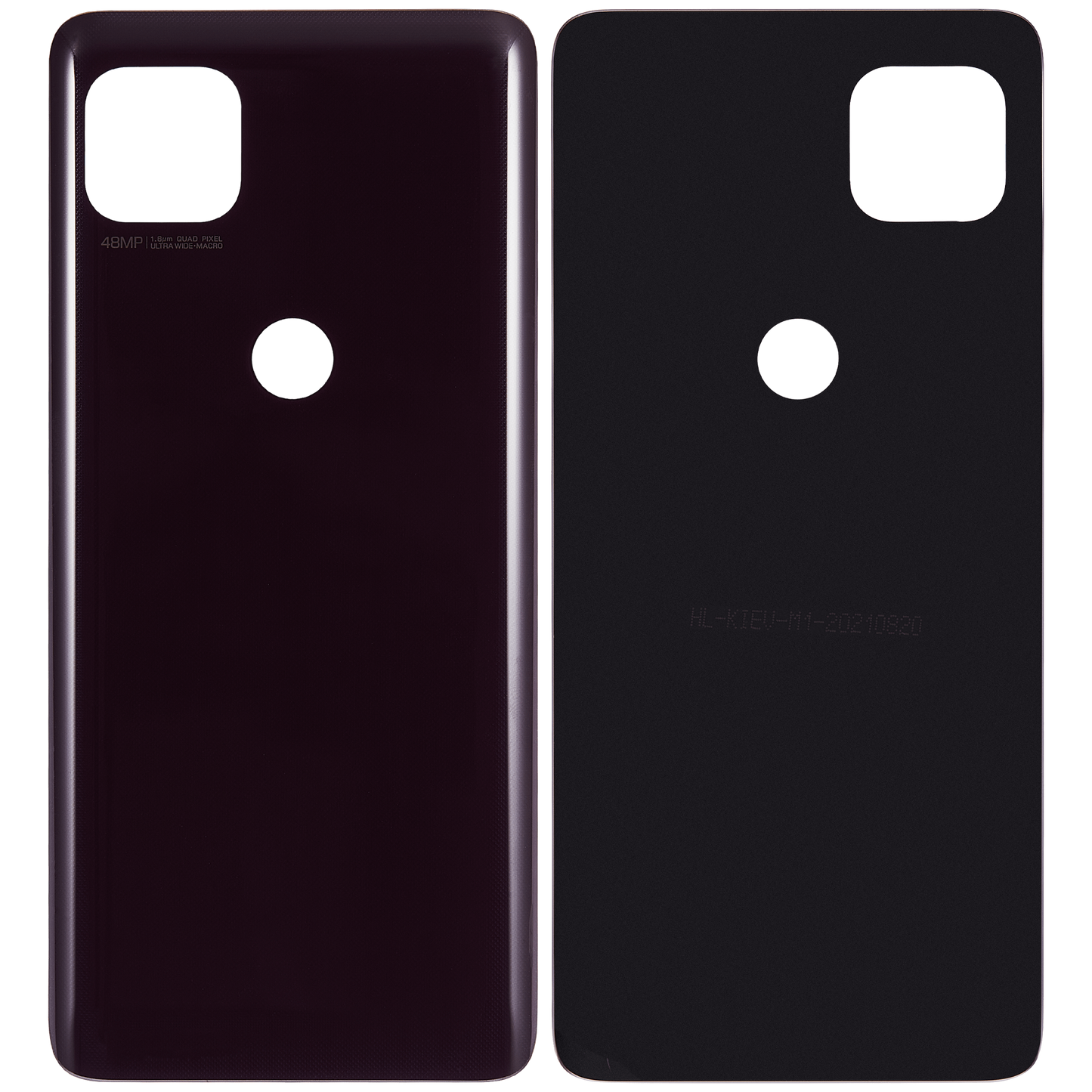 Back cover Glass For Motorola Moto One 5G Ace (XT2113-1/2 / 2021) (Volcanic Gray) replacement part for compatible Motorola phone, SKU 107082085747, product image 6