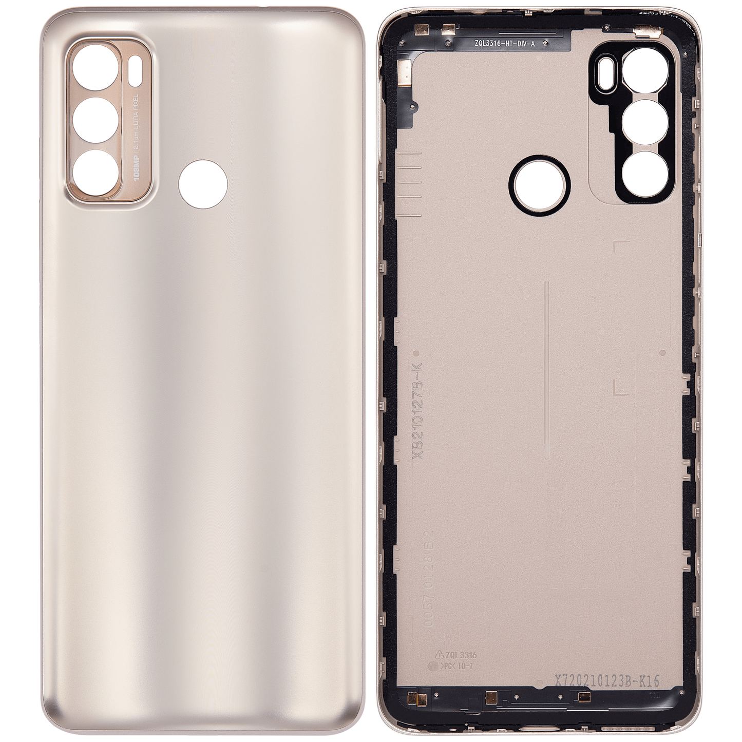 Back cover Glass For Motorola Moto G60 (XT2135 / 2021) (Frosted Champagne) replacement part for compatible Motorola phone, SKU 107082077840, product image 6