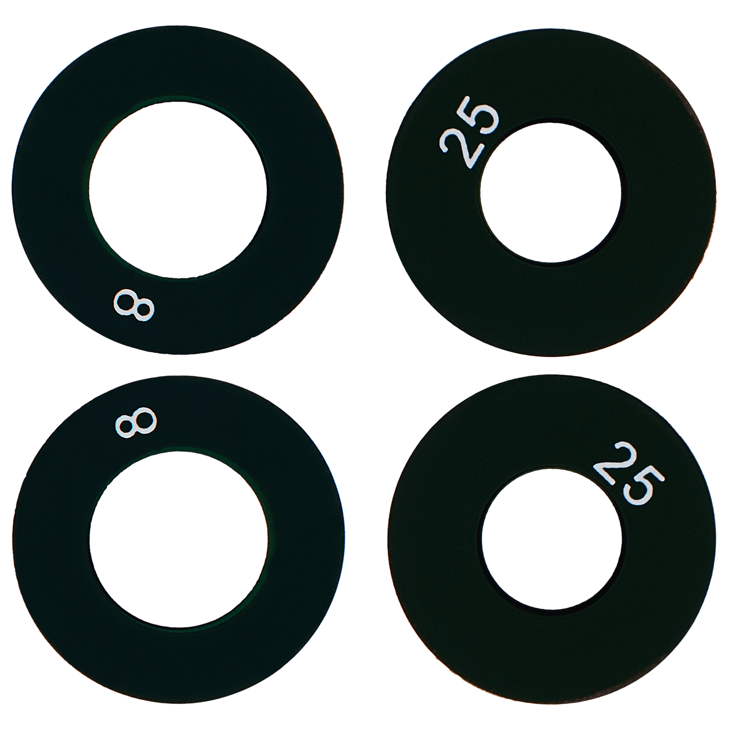 Back Camera Lens (Glass Only) With Adhesive For Motorola One 5G (XT2075-1 / 2020) (4 Piece Set) - Motorola replacement part - product image 2 - SKU 107082025527