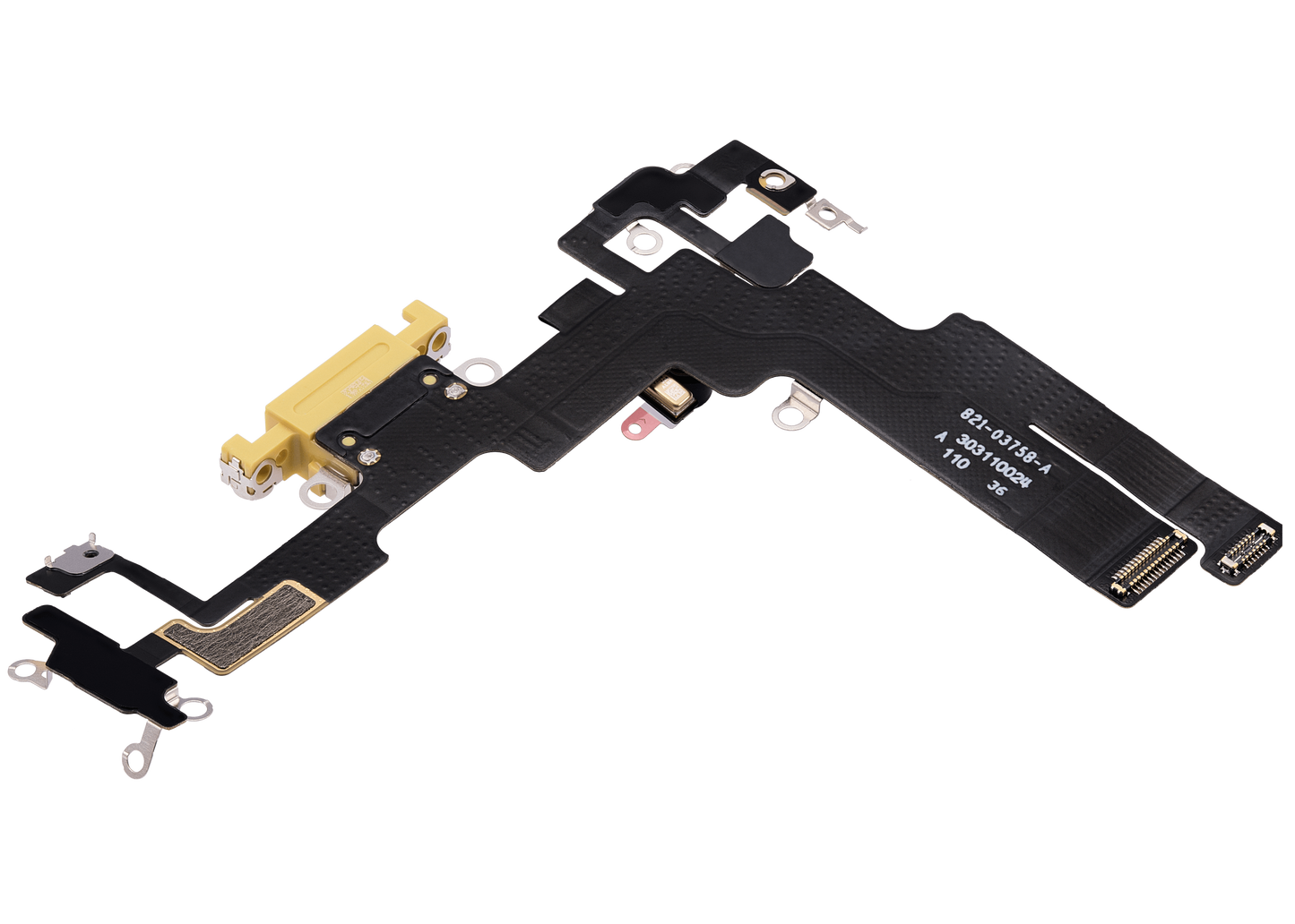 Charging Port Flex Cable For iPhone 14 (Premium) (Yellow)