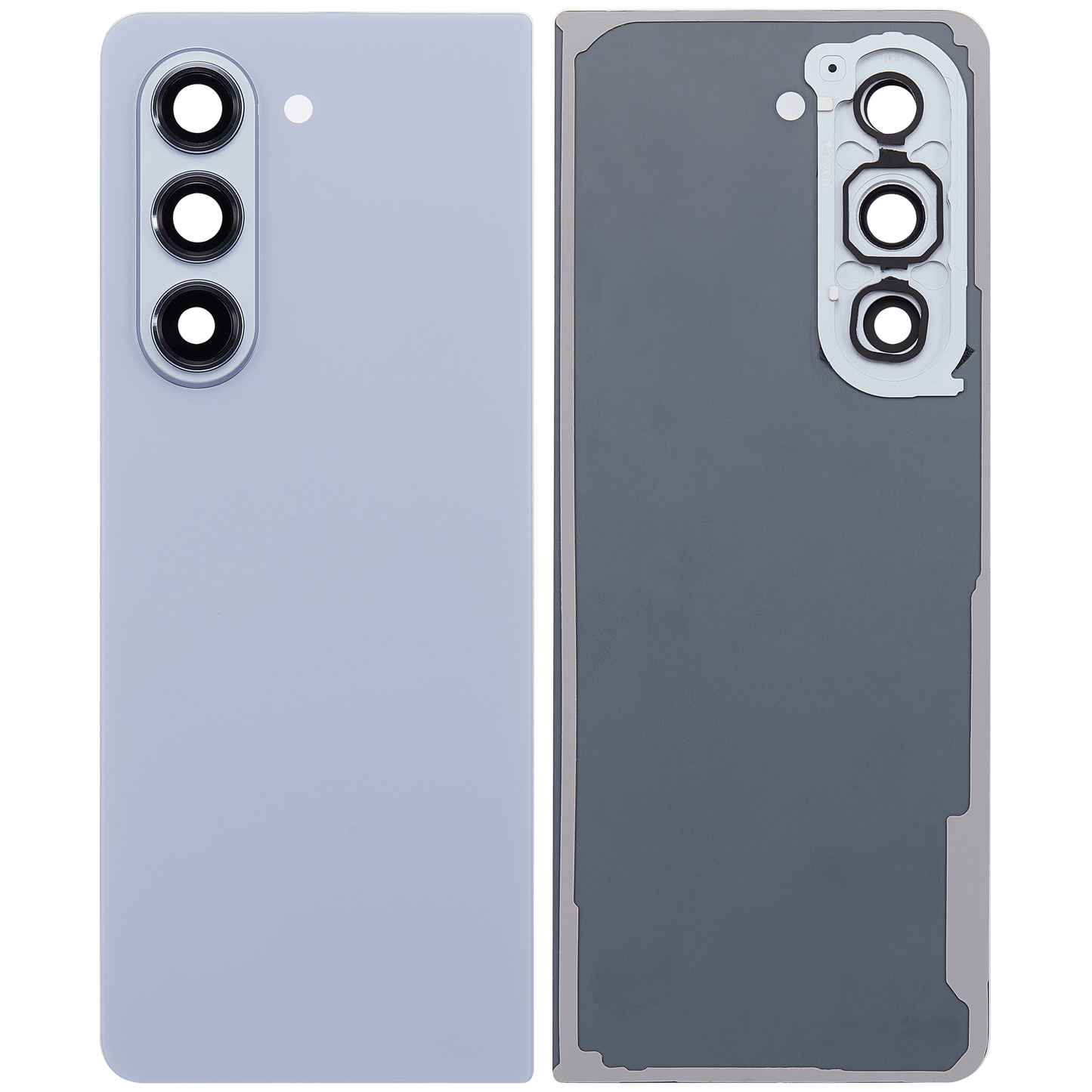 Back Cover Glass With Camera Lens For Samsung Galaxy Z Fold 5 5G (F946) (Blue) side angle