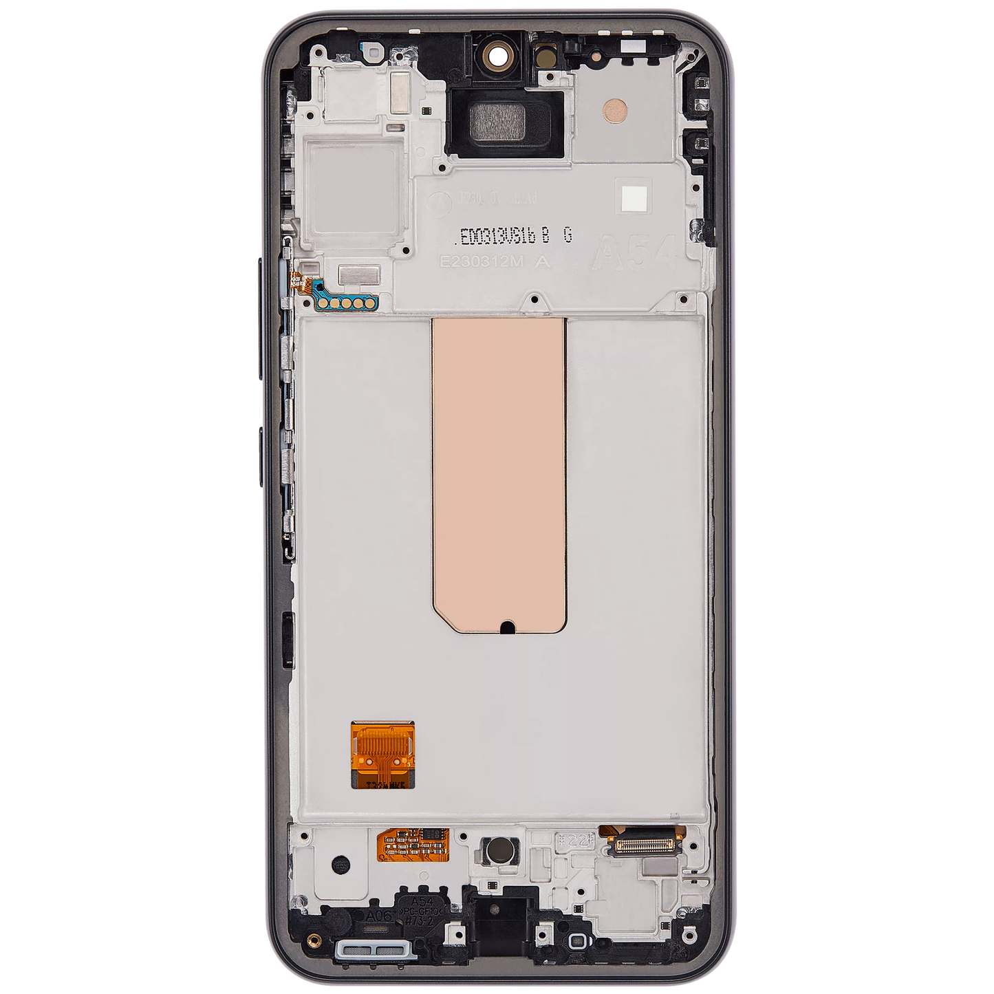 OLED Assembly With Frame For Samsung Galaxy A54 5G replacement part - cell phone parts canada