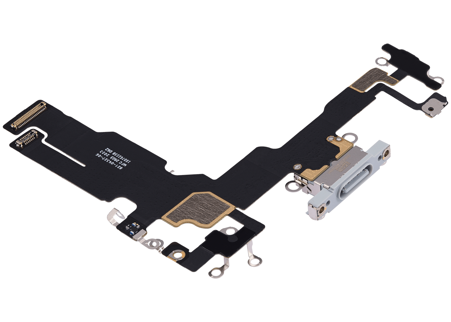 Charging Port Flex Cable For iPhone 15 (Premium) (Blue)
