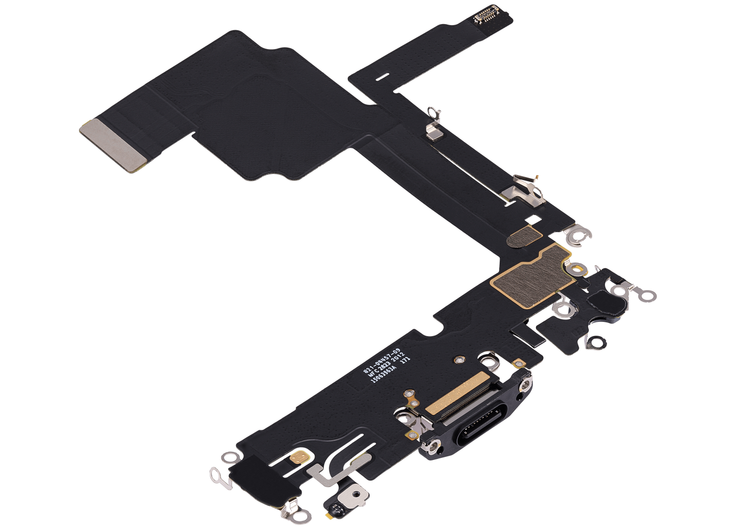 Charging Port Flex Cable For iPhone 15 Pro (Premium) (Black Titanium)