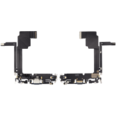 Charging Port Flex Cable For iPhone 15 Pro Max (Premium) (Blue Titanium)