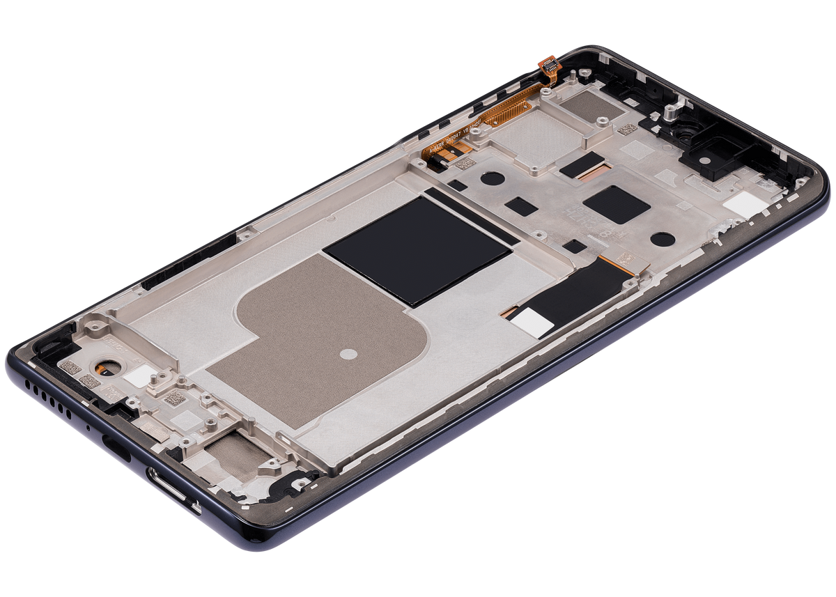 OLED Assembly With Frame For Motorola Moto Edge Plus / Edge 30 Pro (XT2201-1/4) / Edge X30 5G (XT2201-2/6 /2022) (Refurbished) (Cosmos Blue) | SKU 109082007304 | image 10