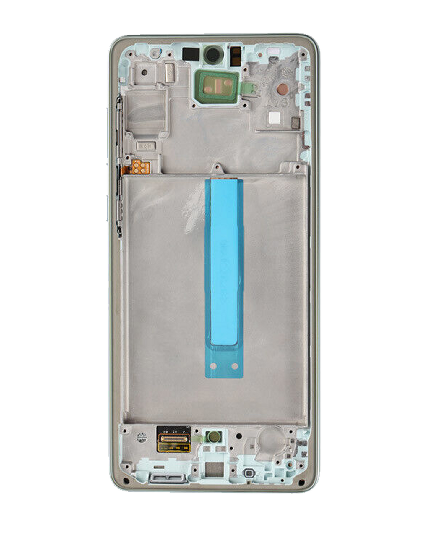Oled Assembly With Frame For Samsung Galaxy A73 5G (A736 / 2022) (Service Pack) (Mint)