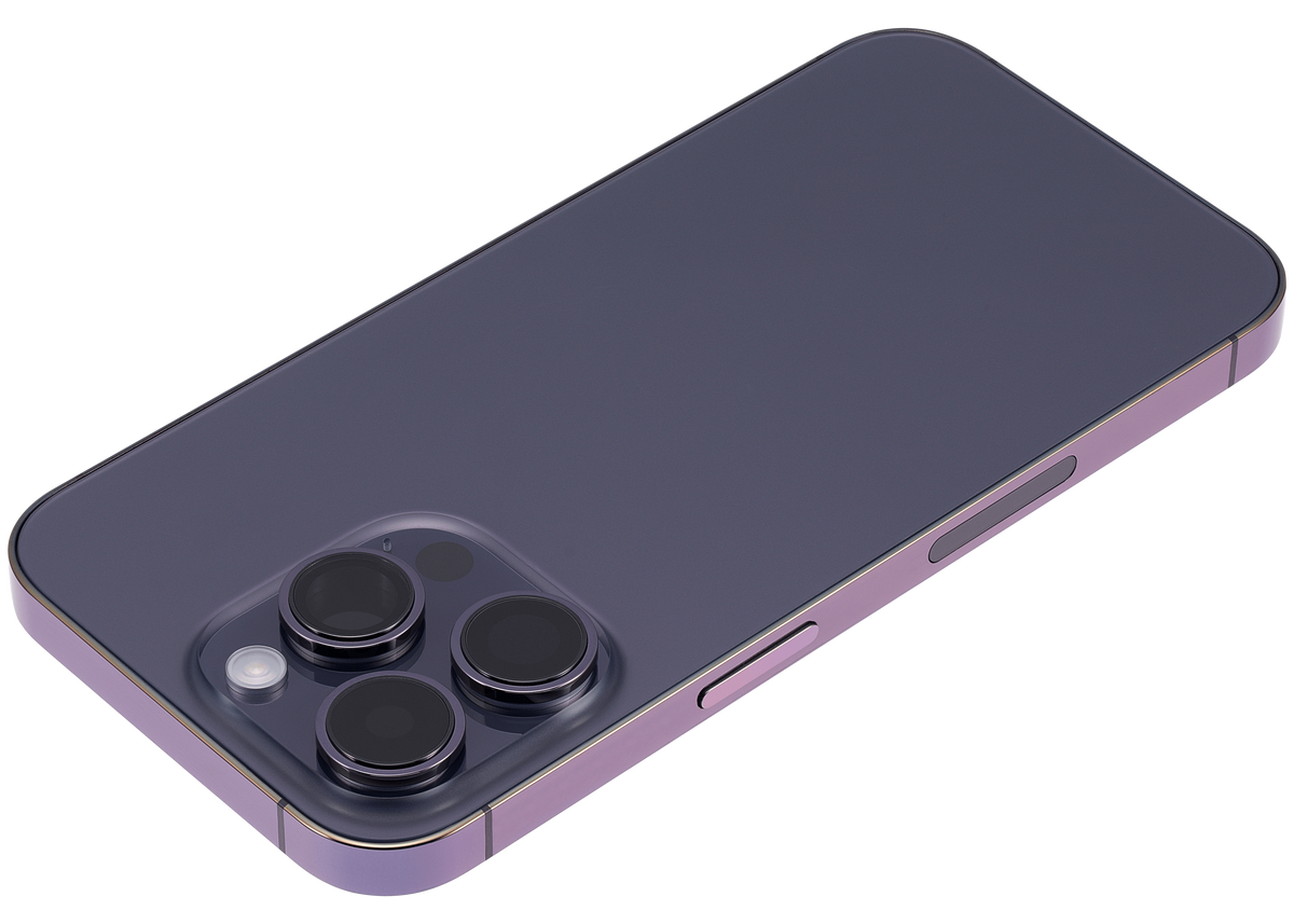 Back Housing W/ Small Parts For iPhone 14 Pro (US Version) (Aftermarket Plus) (Deep Purple)