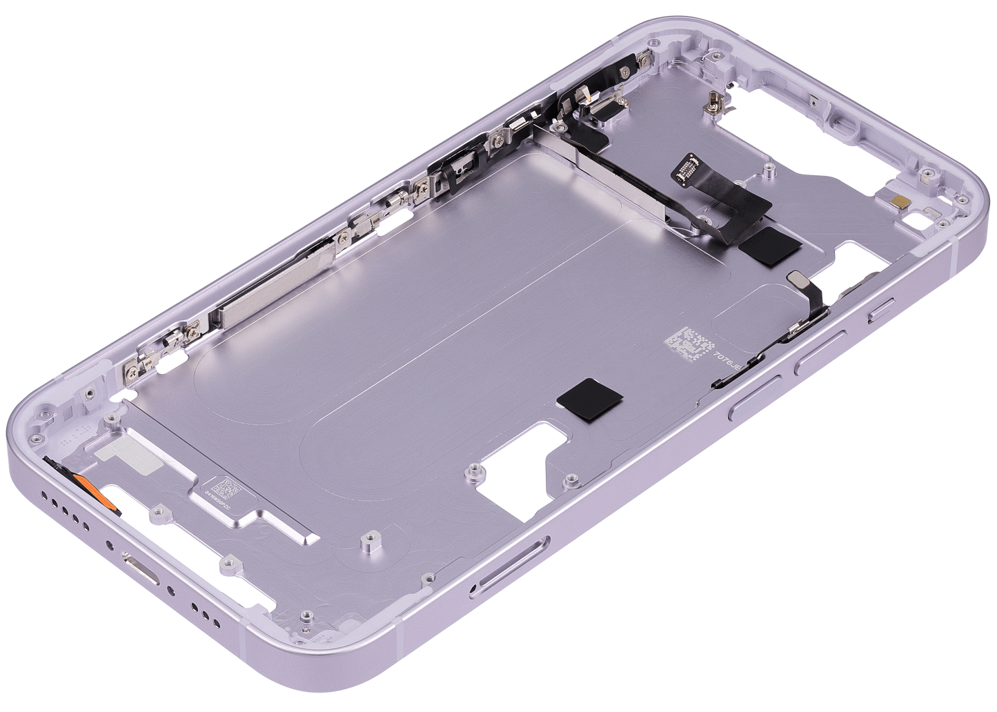 Mid-Frame Housing W/ Small Parts For iPhone 14 (EU / Global Version) (Aftermarket Plus) (Purple)