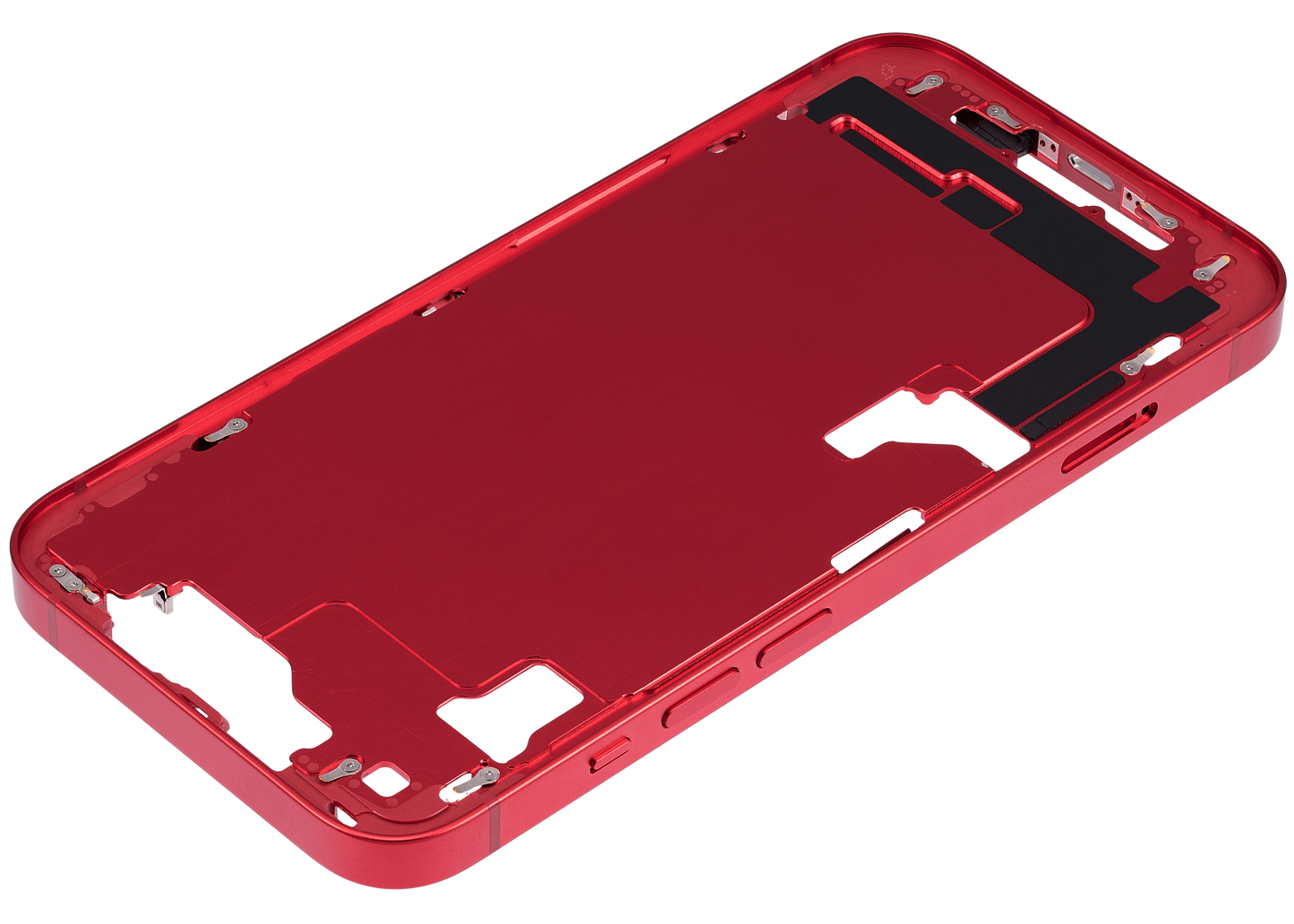 Mid-Frame Housing W/ Small Parts For iPhone 14 (EU / Global Version) (Aftermarket Plus) (Red)