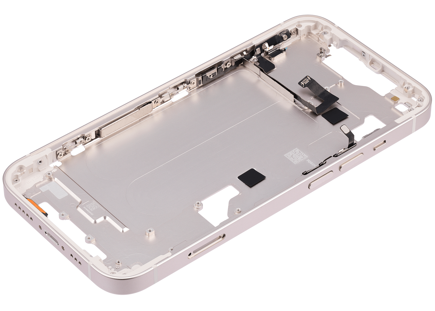 Mid-Frame Housing W/ Small Parts For iPhone 14 (EU / Global Version) (Aftermarket Plus) (Starlight)