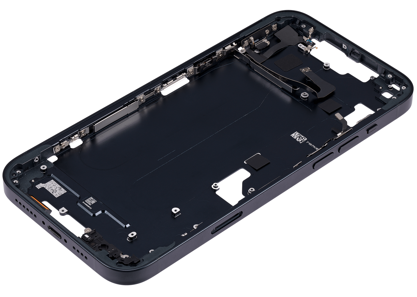 Mid-Frame Housing W/ Small Parts For iPhone 14 Plus (EU / Global Version) (Aftermarket Plus) (Midnight)