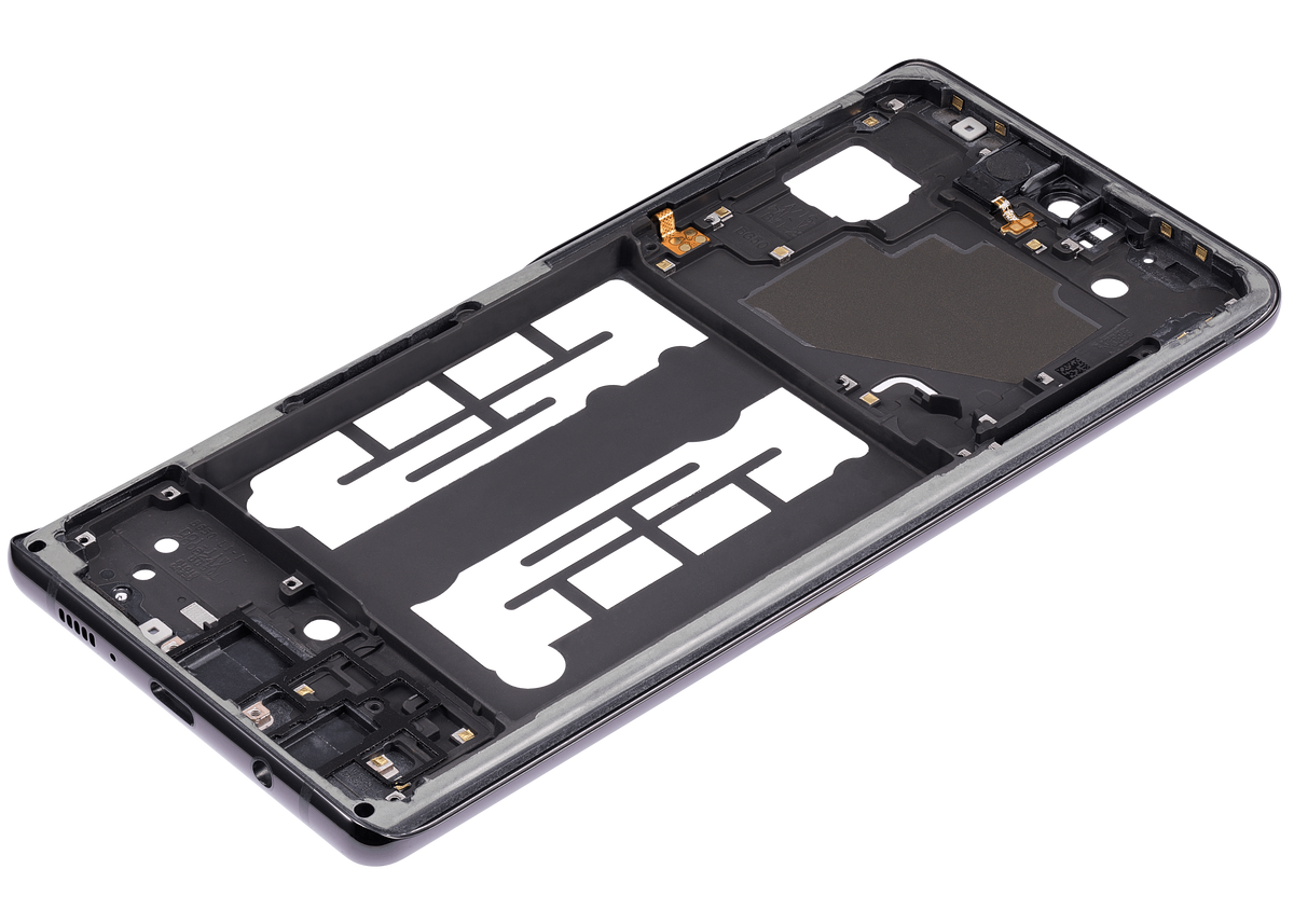 Mid-Frame Housing For Samsung Galaxy A71 5G UW (A716V / 2020) (Prism Cube Black) - product image 10