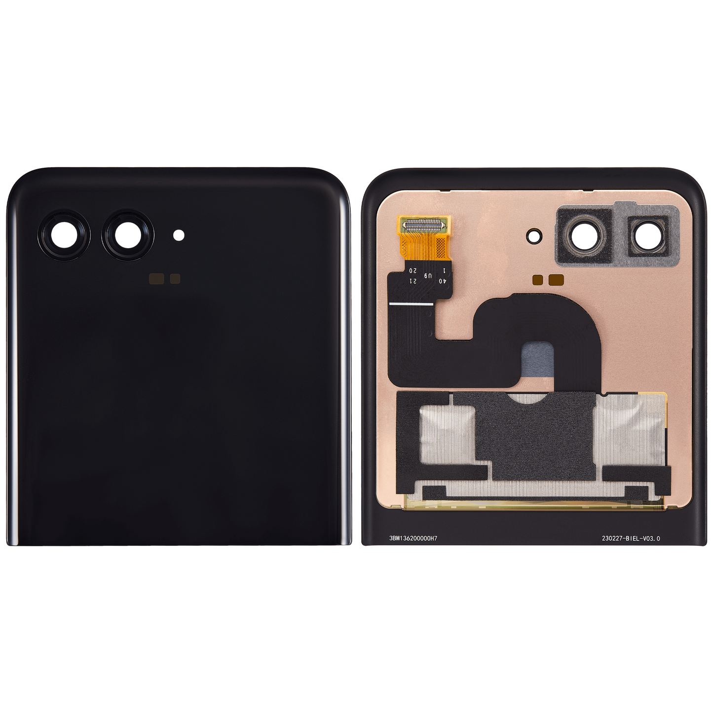 Outer OLED Assembly For Motorola Moto Razr Plus 2023 / Razr 40 Ultra (XT2321 / 2023) - Motorola replacement part image 6