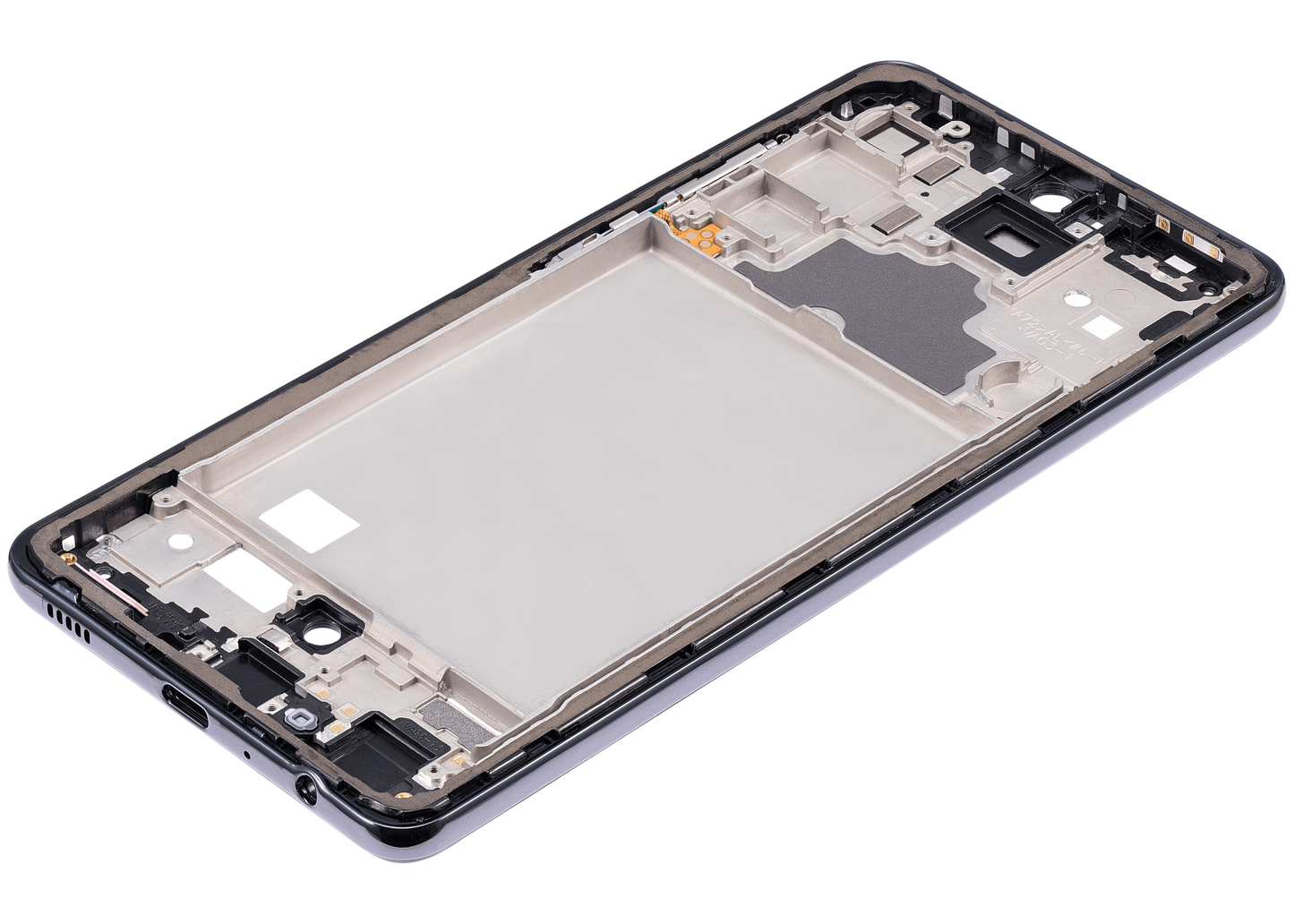 Mid-Frame Housing For Samsung Galaxy A72 (A725 / 2021) (Awesome Black)