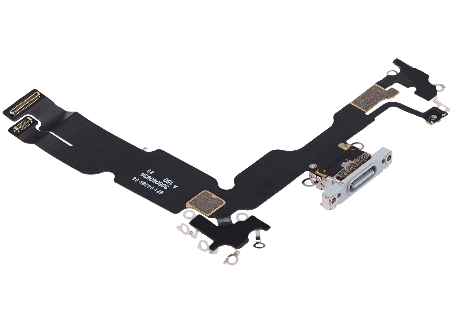 Charging Port Flex Cable For iPhone 15 Plus (Premium) (Blue)