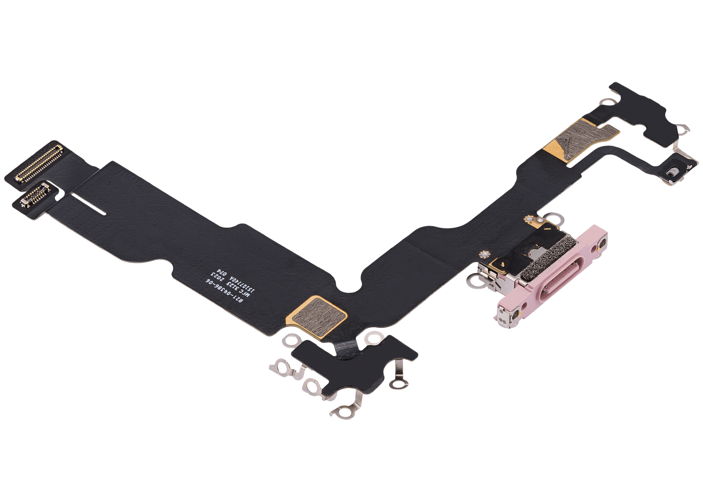 Charging Port Flex Cable For iPhone 15 Plus (Premium) (Pink)