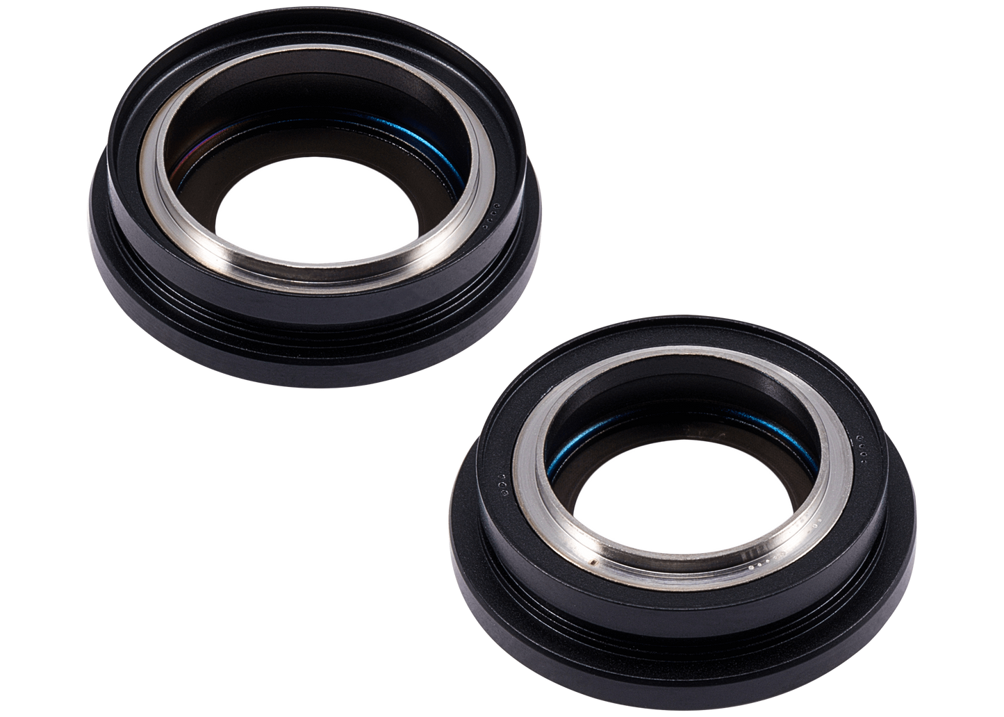 Back Camera Lens With Bracket & Bezel For iPhone 15 / 15 Plus (2 Piece Set) (Premium) (Black)