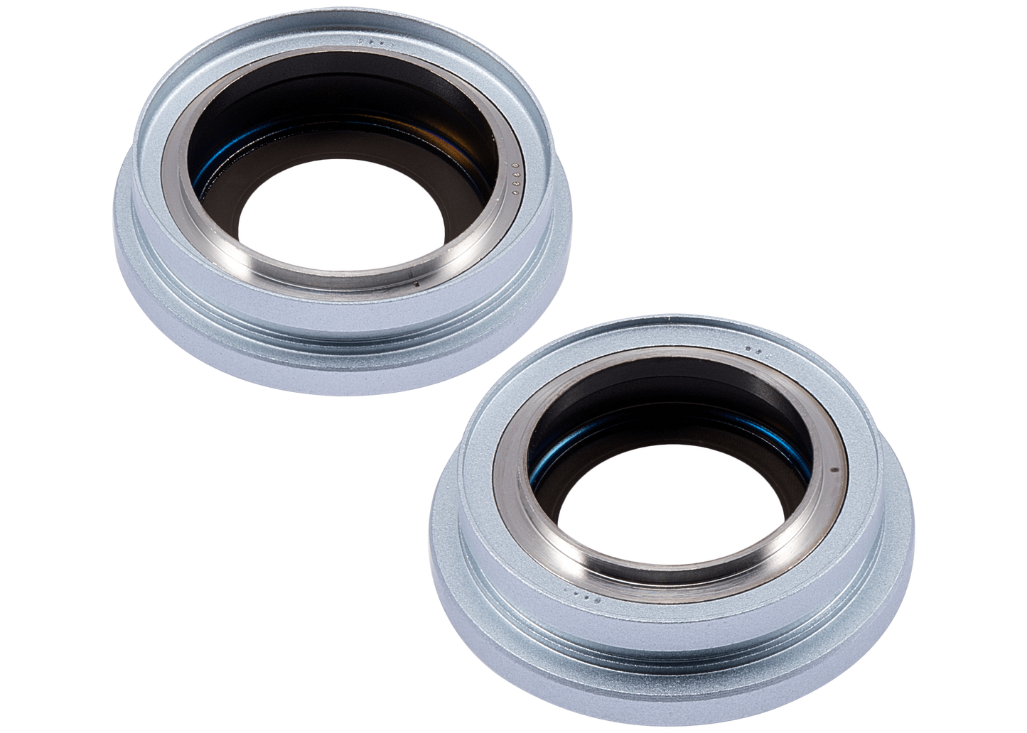 Back Camera Lens With Bracket & Bezel For iPhone 15 / 15 Plus (2 Piece Set) (Premium) (Blue)