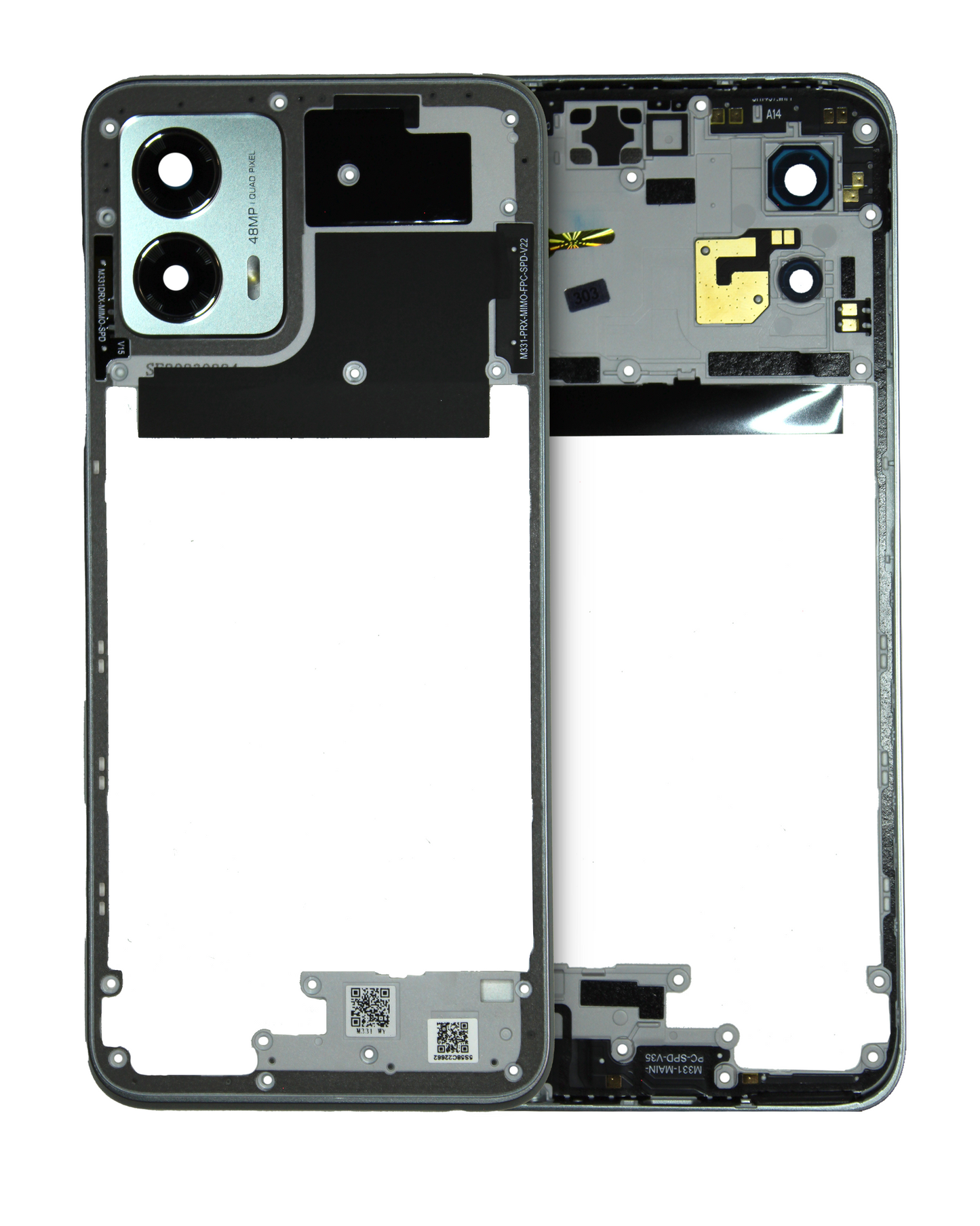 Back Housing For Motorola Moto G 5G (XT2313 / 2023) (Genuine OEM) (Harbor Mist) replacement part SKU 107082223346 image 1
