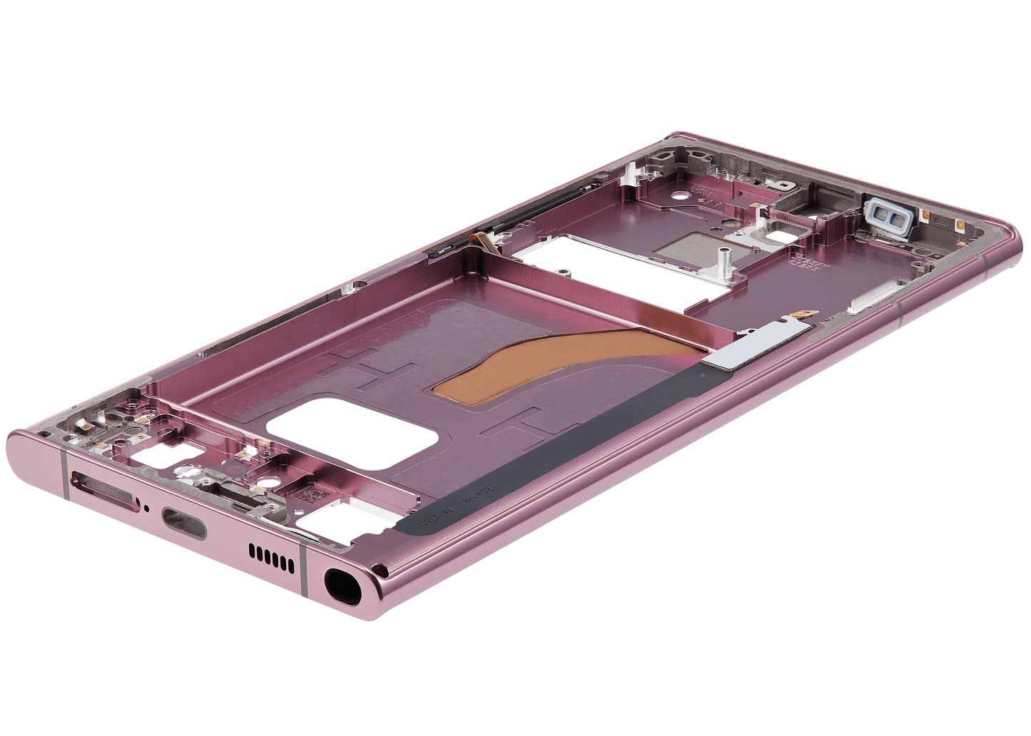 Mid-Frame Housing For Samsung Galaxy S22 Ultra 5G (US & International Version) (Burgundy)