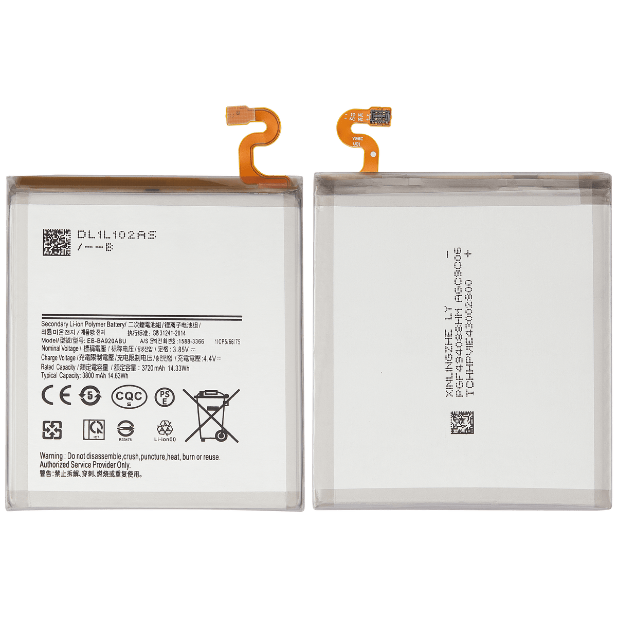 Replacement Battery For Samsung Galaxy A9 (A920 / 2018) (EB-BA920ABU) - product image 6