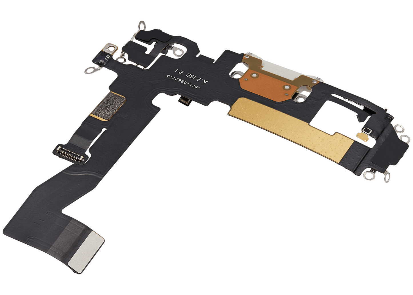 Charging Port Flex Cable For iPhone 12 (Used OEM Pull) (White)