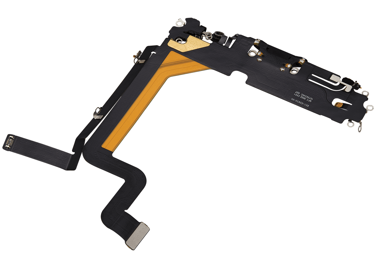 Charging Port Flex Cable For iPhone 14 Pro Max (Used OEM Pull) (Space Black)