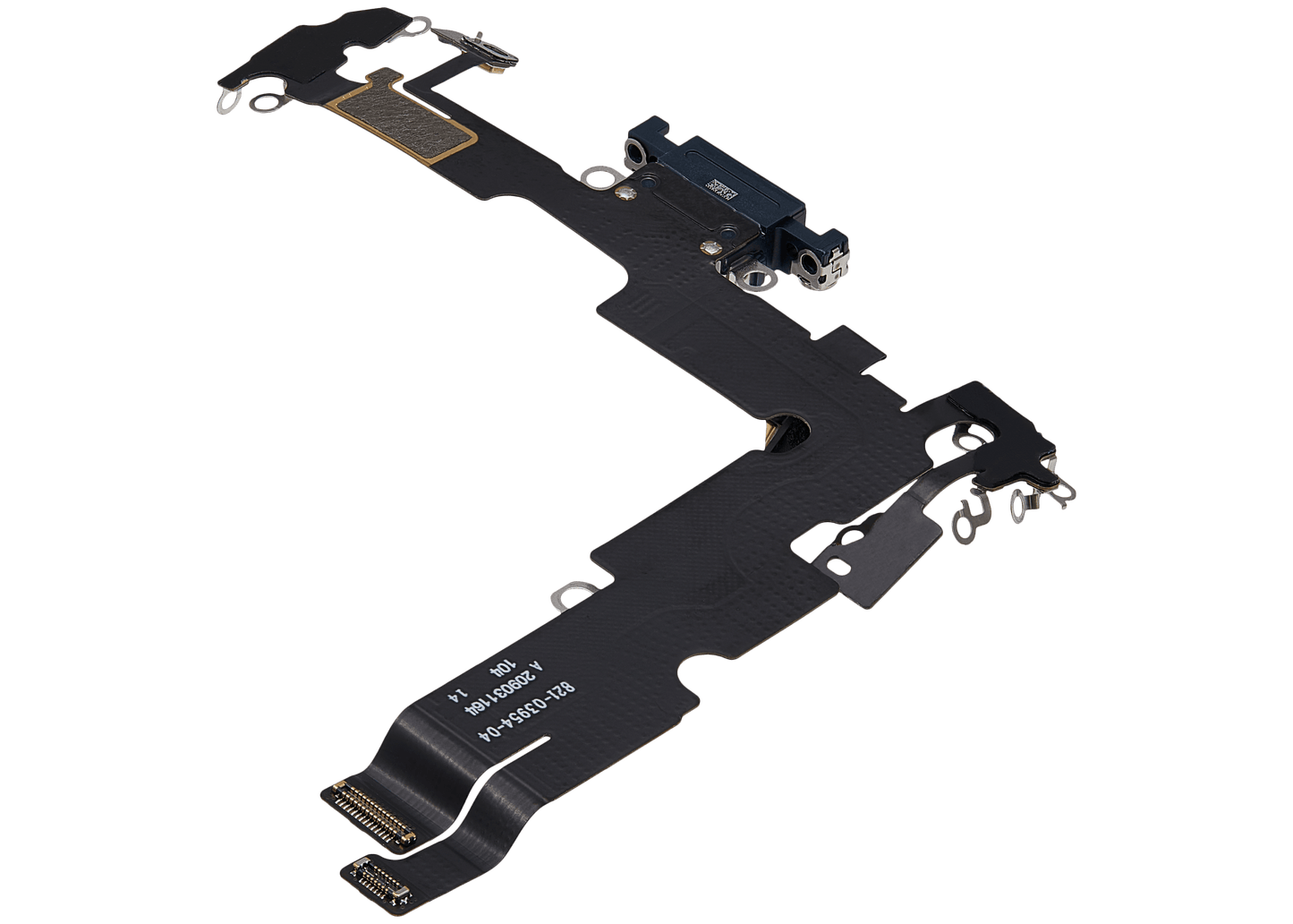 Charging Port Flex Cable For iPhone 14 Plus (Used OEM Pull) (Midnight)