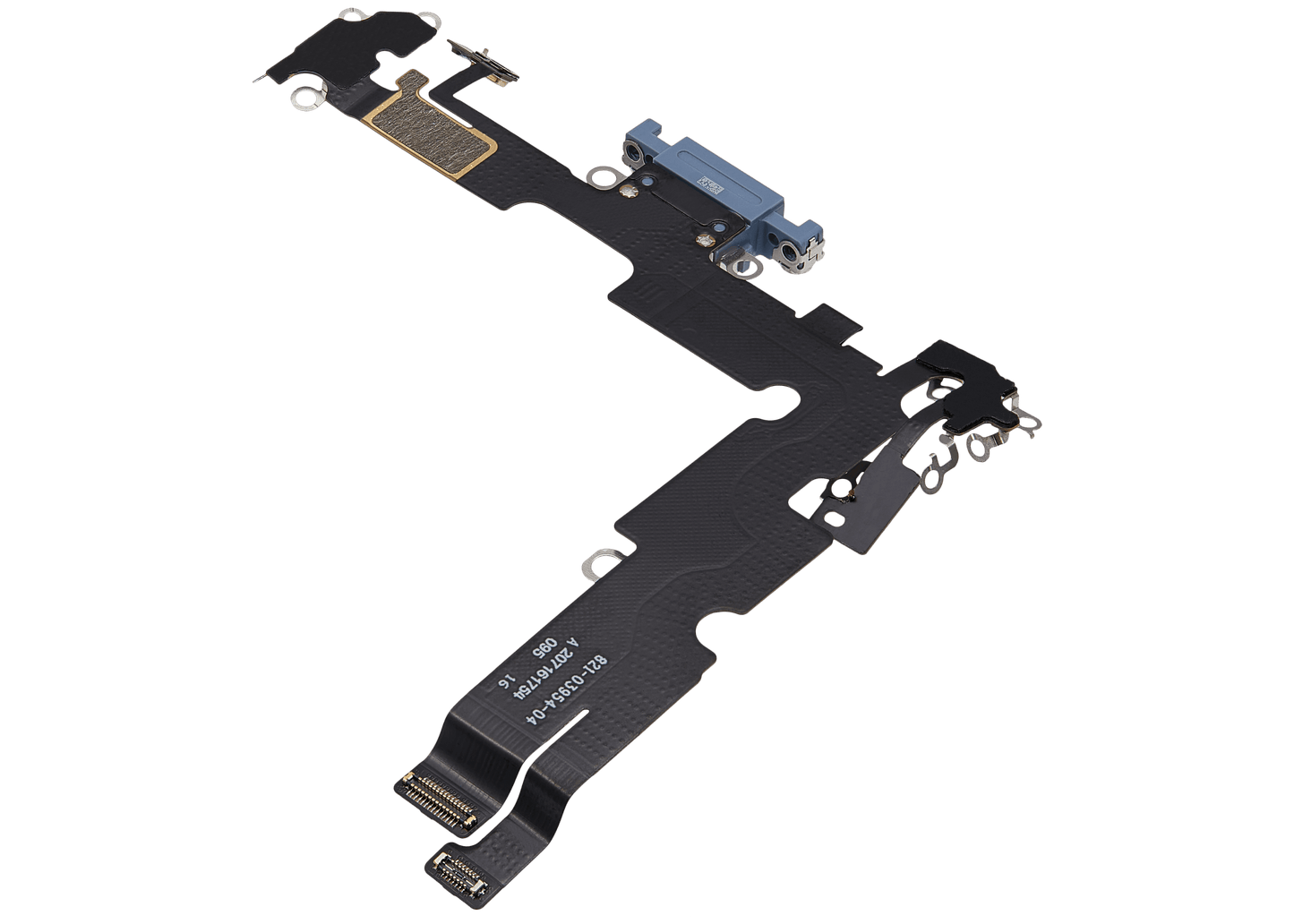 Charging Port Flex Cable For iPhone 14 Plus (Used OEM Pull) (Blue)