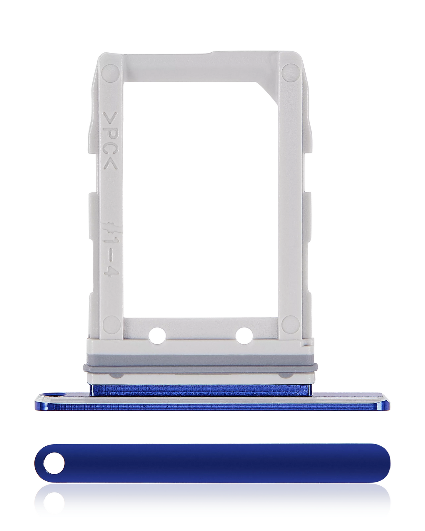 OEM Sim Card Tray For Samsung Galaxy Fold 4G / 5G (Blue) angle