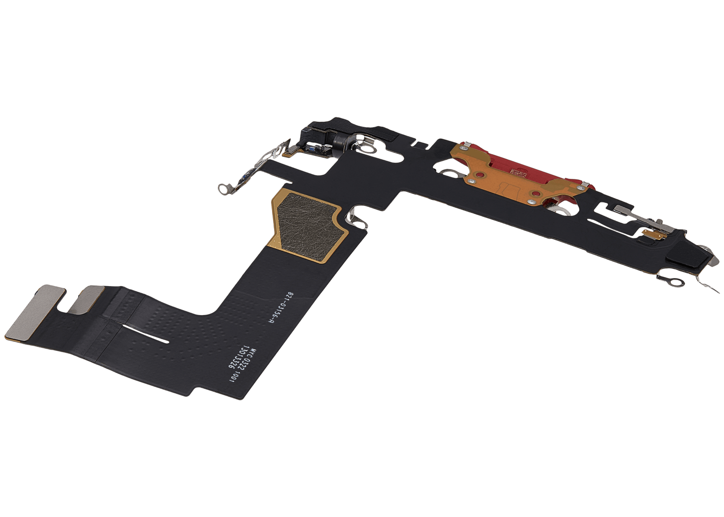Charging Port Flex Cable For iPhone 13 Mini (Used OEM Pull) (Red)