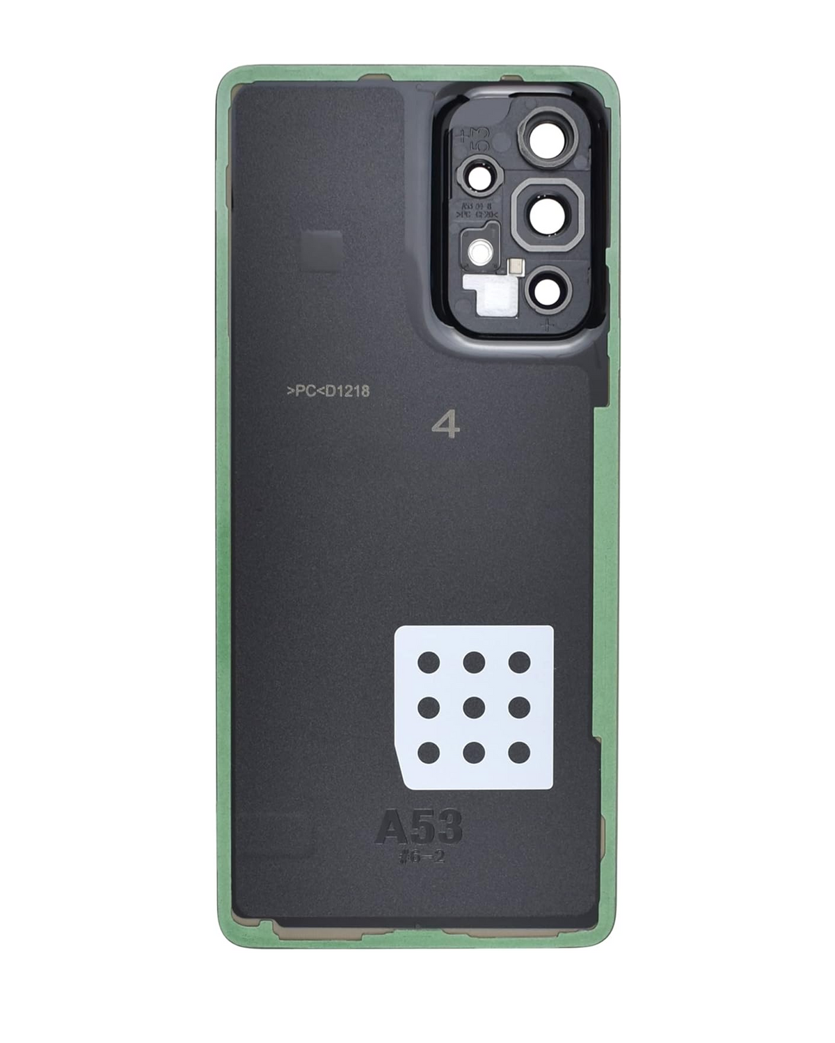 Back Cover Glass With Camera Lens For Samsung Galaxy A53 5G (A536 / 2022) (Service Pack) (Black) - product image 4